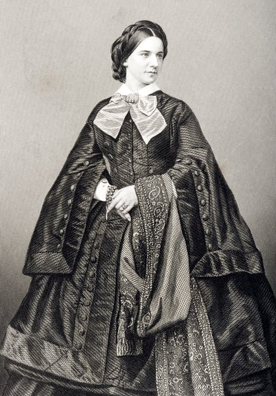 Mademoiselle Victoire Balfe (1837-71) graviert von D.J. Pound nach einem Foto, aus 